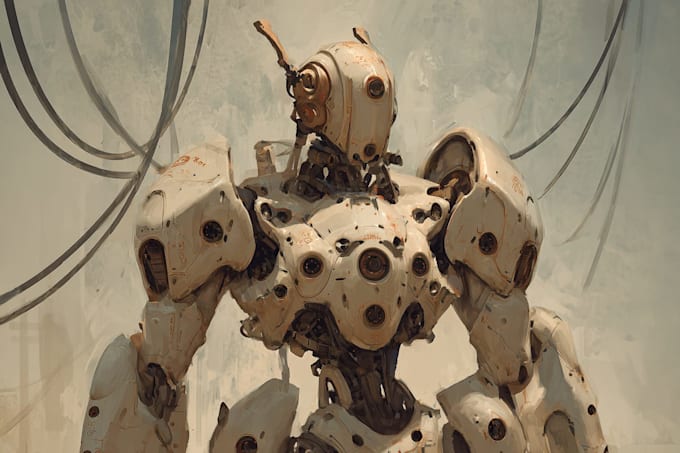 illustrate your mecha, robot and armored characters