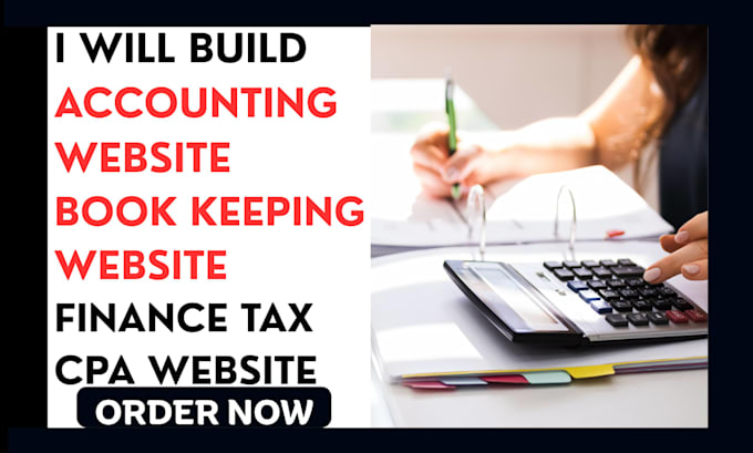 build accounting website bookkeeping tax finance website