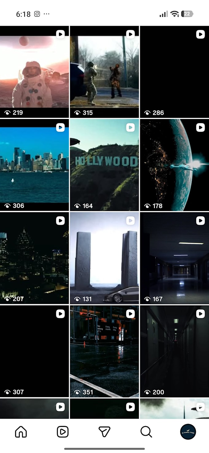 my offers are visual effects and video editing