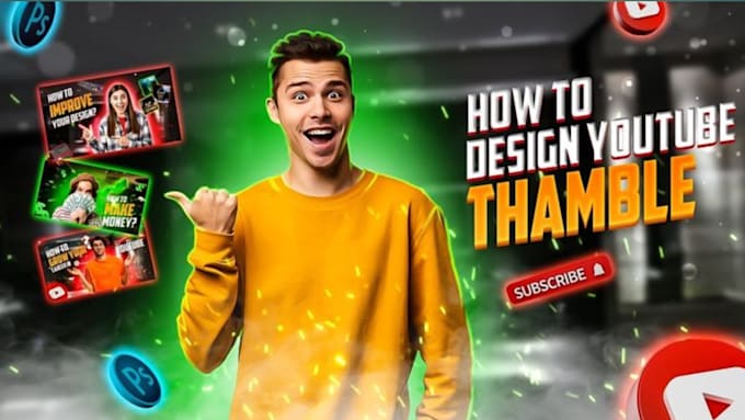 design click worthy youtube thumbnails