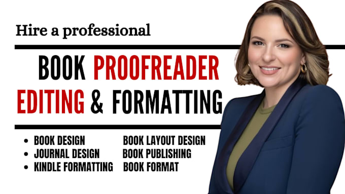 proofread and format your book for amazon KDP and kindle
