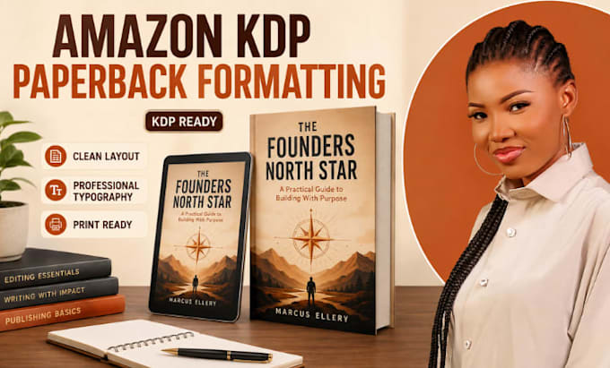 professionally format your amazon KDP paperback with a print ready layout