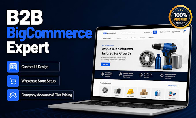 develop custom b2b bigcommerce website design wholesale bigcommerce store expert
