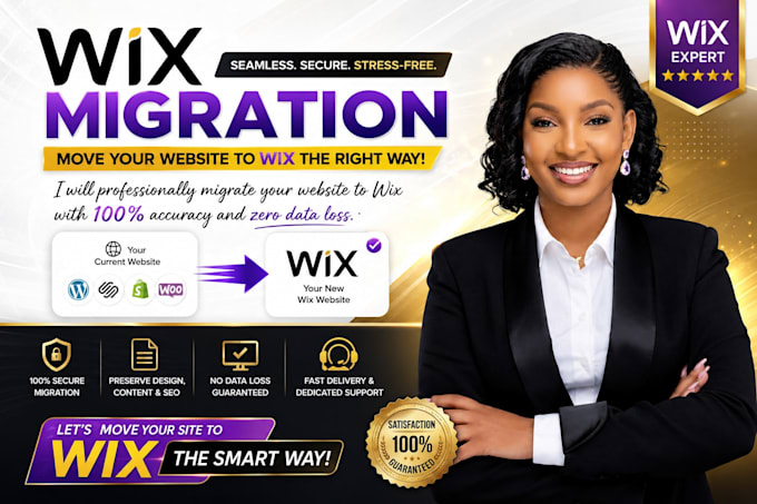 migrate your website to wix from wordpress, squarespace or shopify