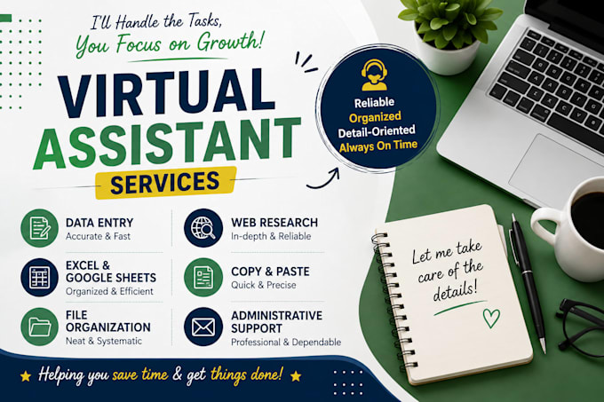 help you with virtual assistance and content writing