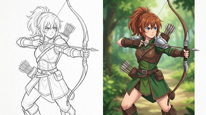 do an anime or comic character