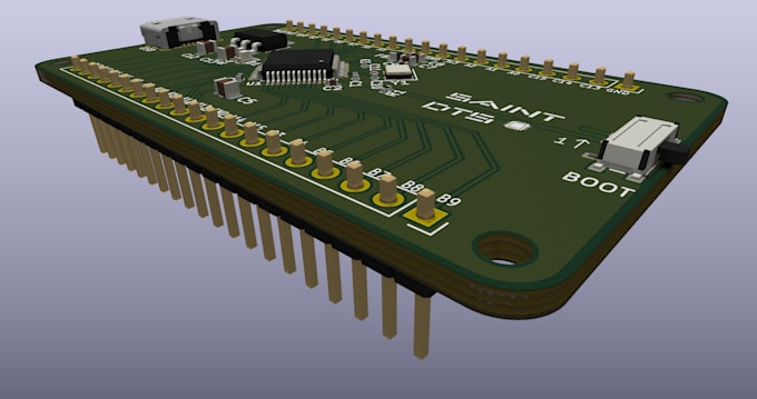 design a custom pcb layout in kicad