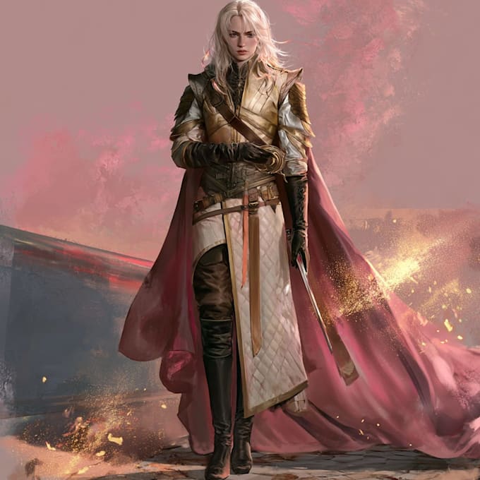 create a fantasy rpg character portrait