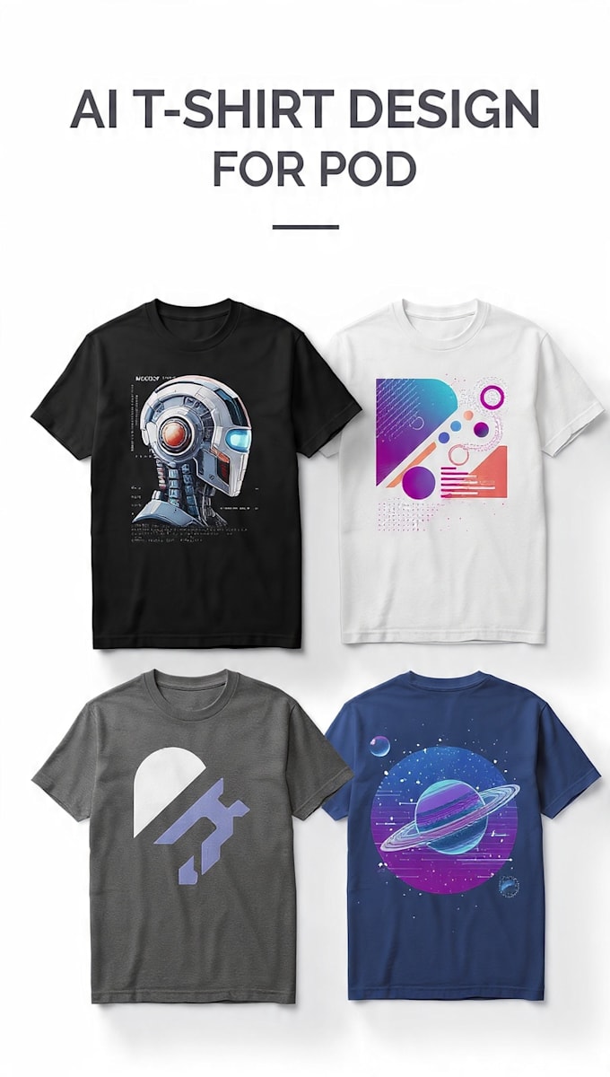 design merchandise for printing