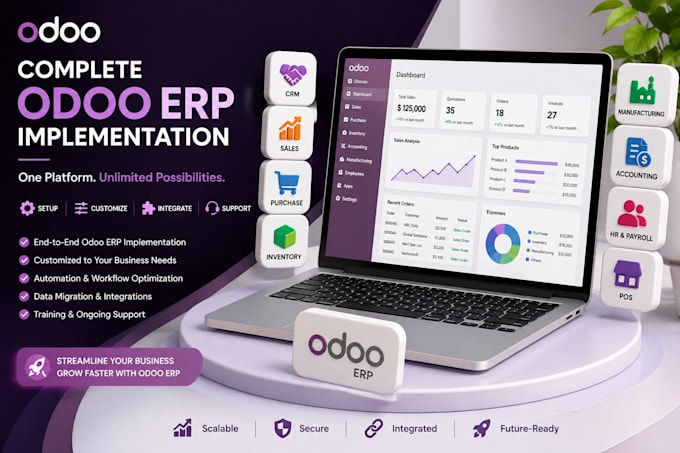 implement and customize your complete odoo erp