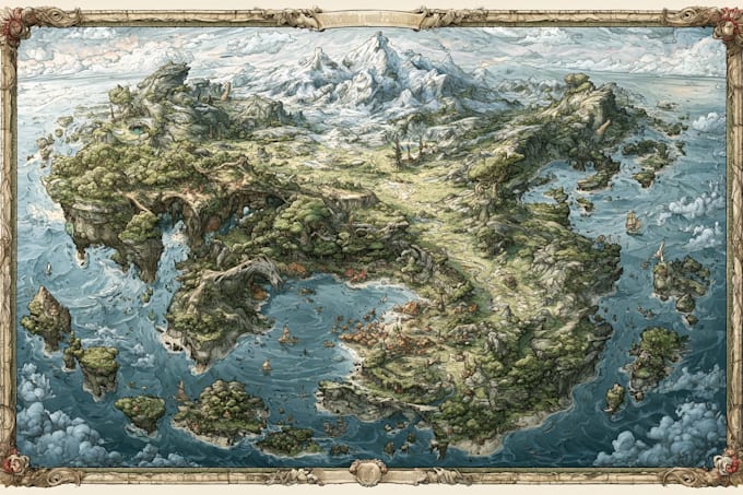 make a fantasy map for your dnd game