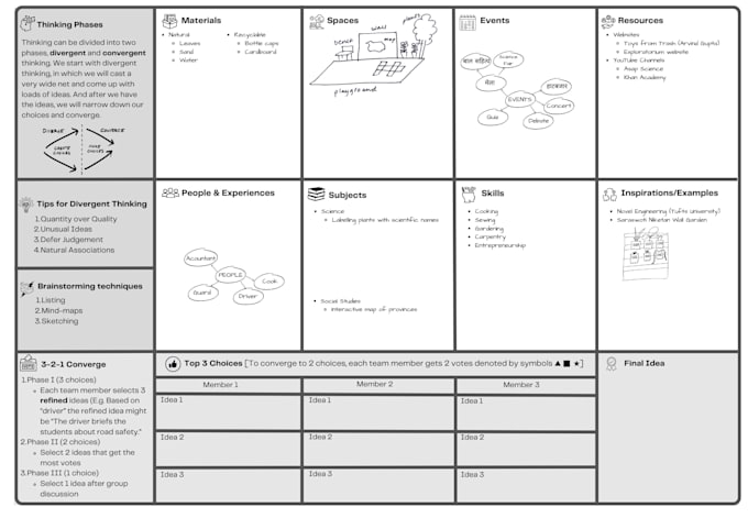 design engaging educational materials and worksheets