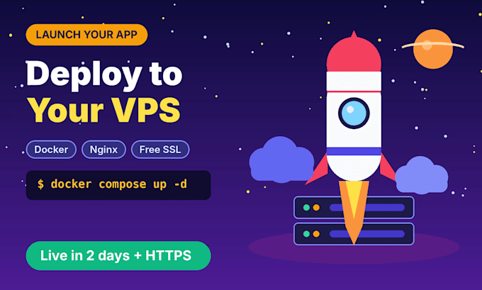 deploy your app on a vps with docker, nginx and free SSL