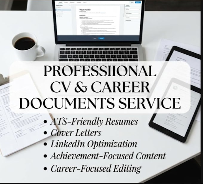 write an ats resume CV cover letter and optimize your linkedin profile