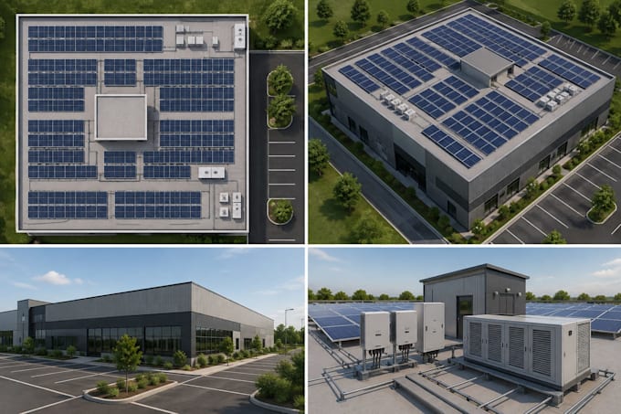 design solar pv system, solar panel layout in autocad and sketchup