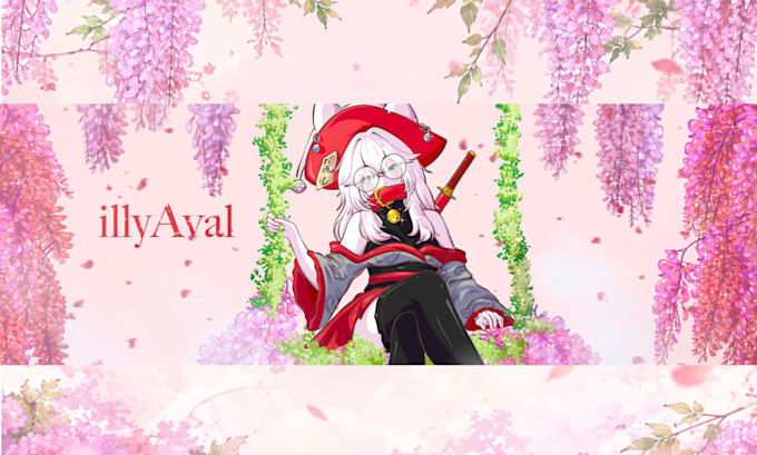 draw custom anime youtube banner and thumbnail art