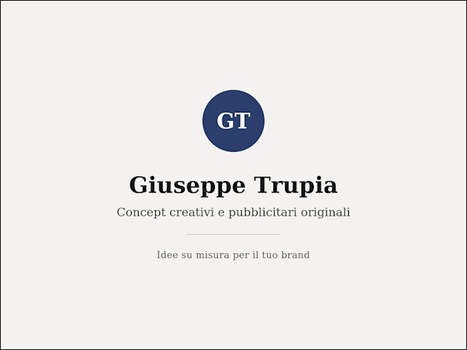 create an original advertising concept for your brand