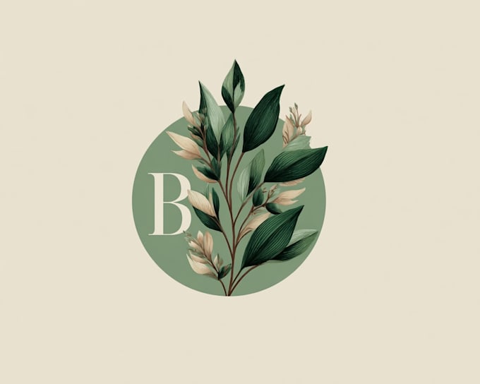 design a unique botanical boho logo design for you