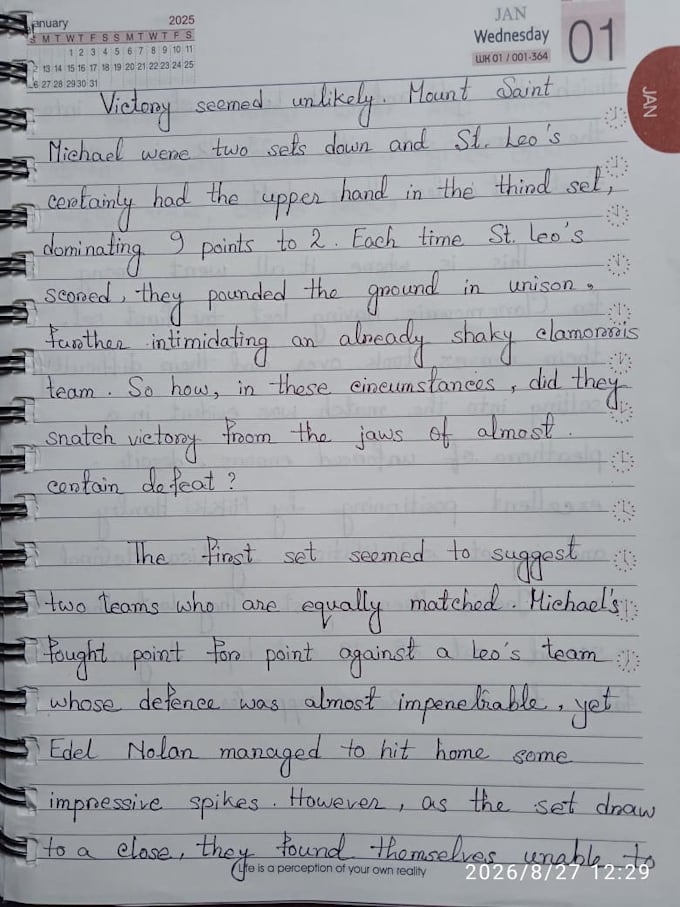 handwrite english and bengali notes letters and documents