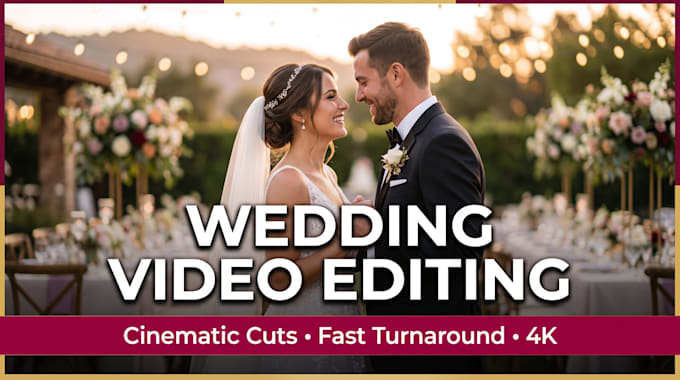reate cinematic wedding videos, reels
