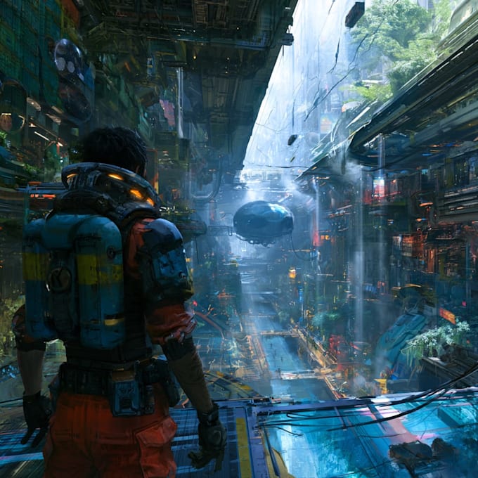 design sci fi illustration and sci fi sci fi illustration