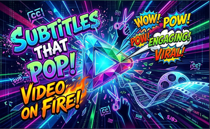 professional youtube video editing with engaging subtitles