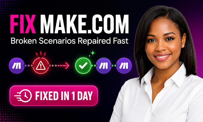 fix make com automation, n8n automation , make com scenerio, make com n8n setup