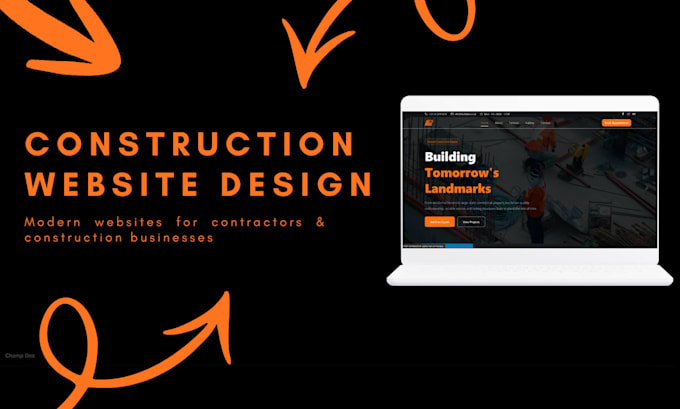 build a construction website