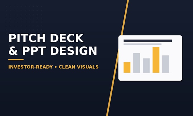 design a powerpoint pitch deck presentation