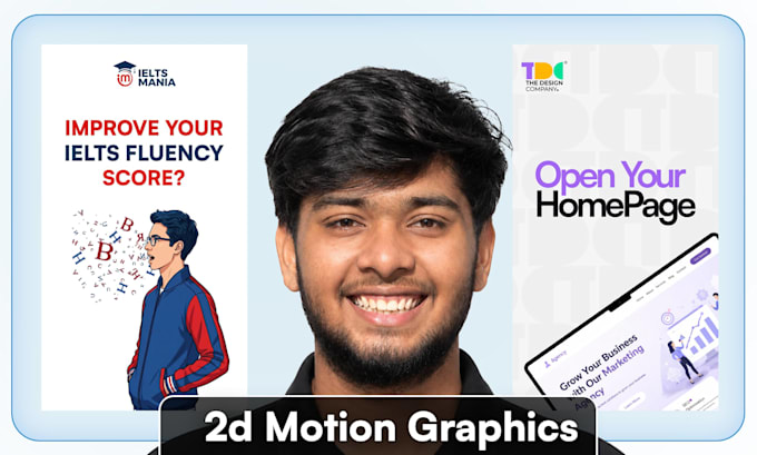 edit 2d motion graphics reels