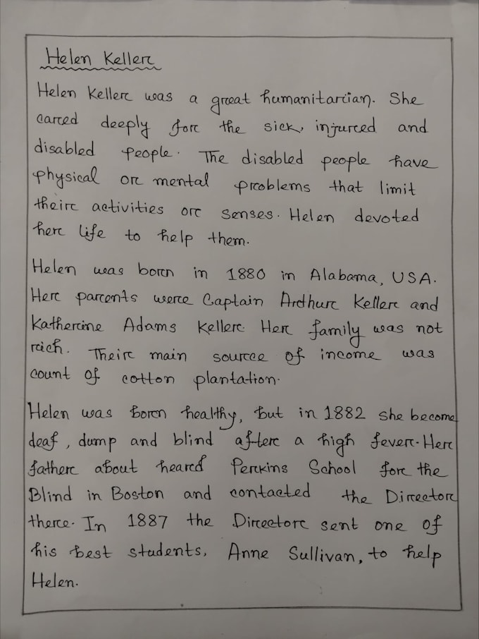 neat and clean handwritten notes