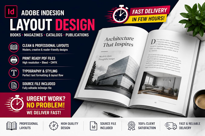 format books, magazines and catalogs using adobe indesign