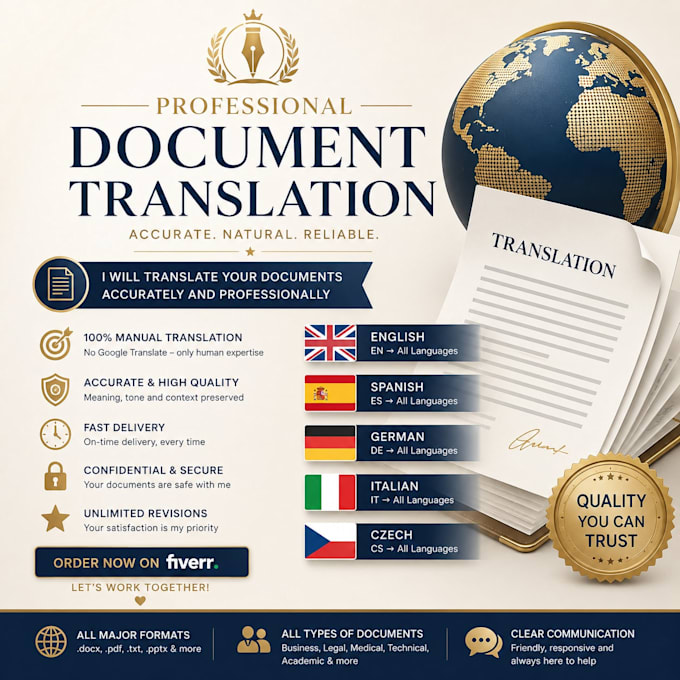 translate documents website emails and other text