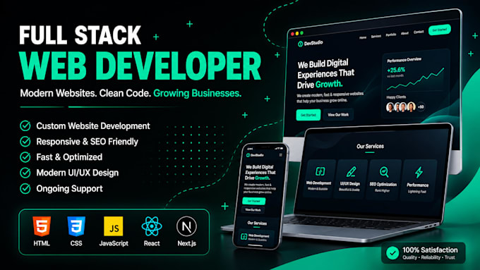 build a modern responsive website
