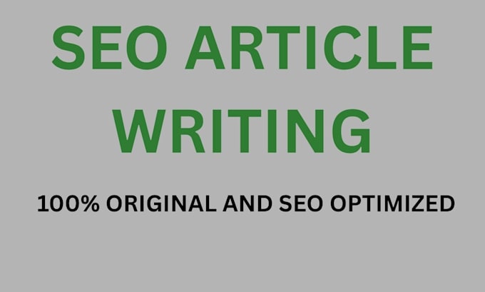 write SEO and website content