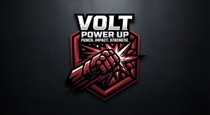 design a powerful punch logo for your brand