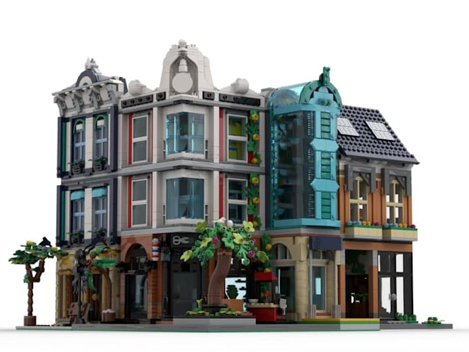 design custom lego models, lego moc with bricklink studio and PDF instructions