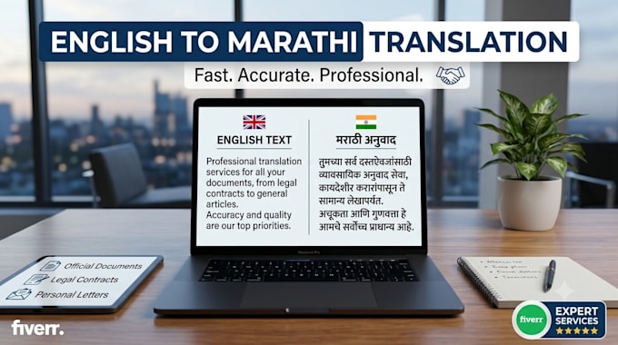 do english to marathi transltion