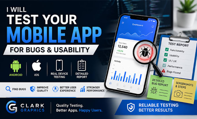 test your mobile app for bugs and usability