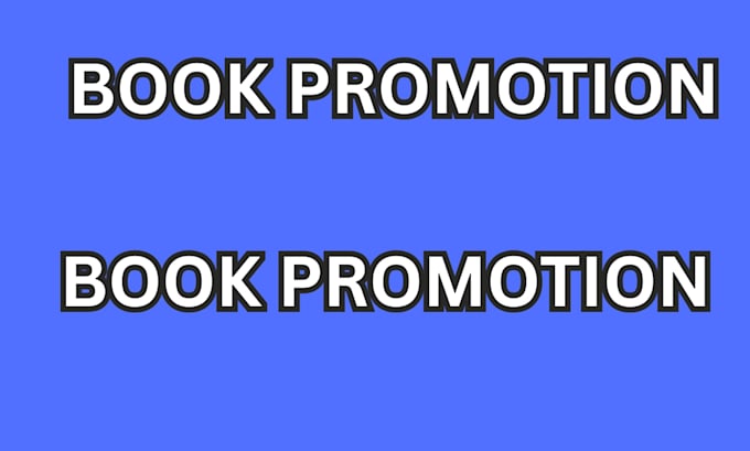 do book promotion market book
