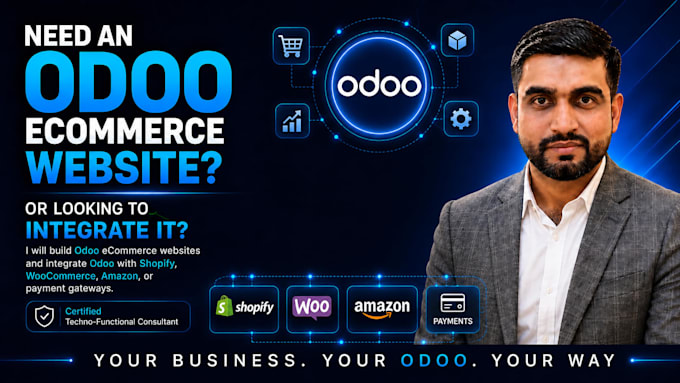 be your odoo developer for odoo e commerce website and integration