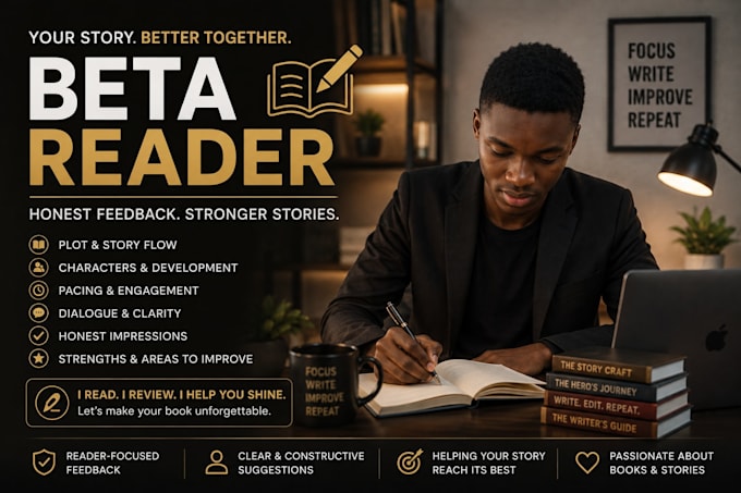 beta read your romance book with detailed feedback