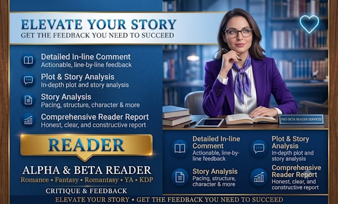 beta read critique novel  alpha reader beta reader fantasy, romance beta reader