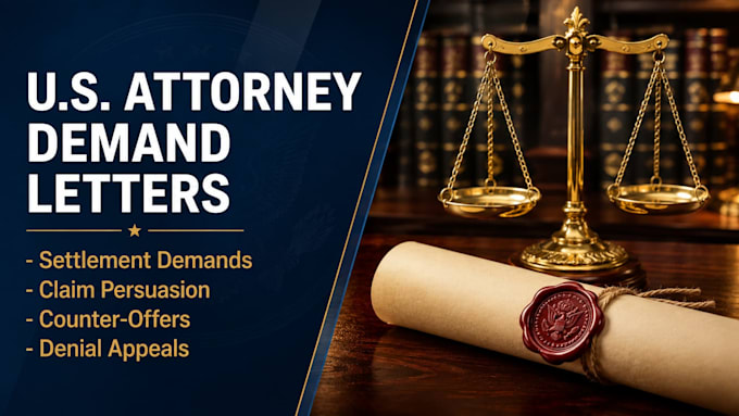 draft a powerful insurance settlement demand letter as a US attorney