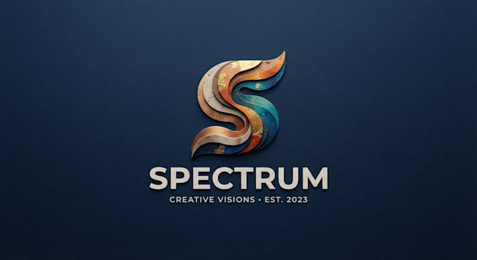 design a creative texture logo for your brand