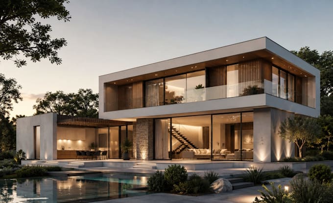 professional architectural renderiing and 3d exterior design lumion rendering