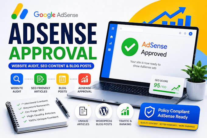 fix website adsense issues and rejection to get google adsense approval