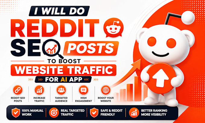 do reddit seo post to boost website traffic for ai app