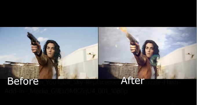 create realistic muzzle flashes, cgi blood effects and explosions