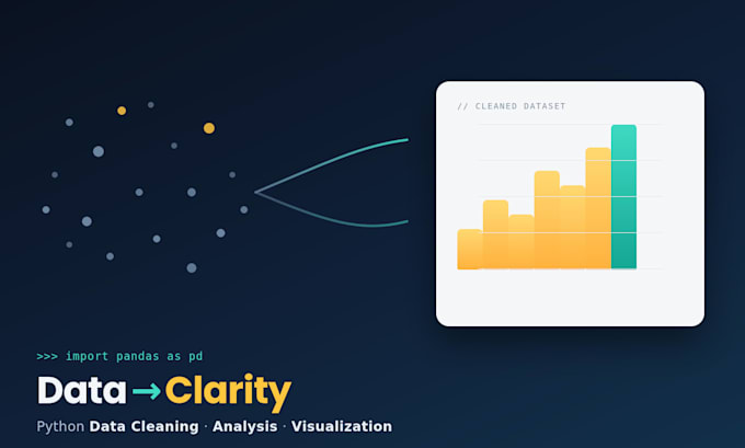clean, analyze and visualize your data using python